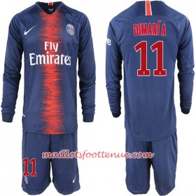 Maillot/Tenue Paris Saint Germain Di Maria 11 Enfant Domicile 2018/2019 Manche Longue